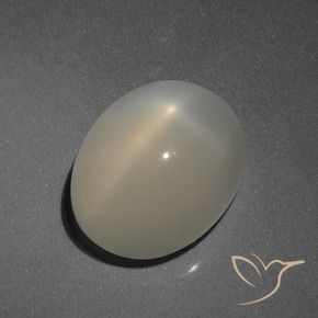 Pietra di luna stellata Marrone terroso naturale da 5.27 ct, Ovale, Traslucido