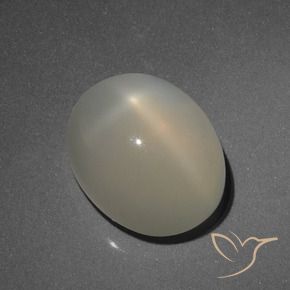Pietra di luna stellata Marrone terroso naturale da 5.27 ct, Ovale, Traslucido