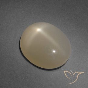 Pietra di luna stellata Marrone chiaro naturale da 4.99 ct, Ovale, Traslucido