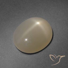Pietra di luna stellata Marrone chiaro naturale da 4.99 ct, Ovale, Traslucido