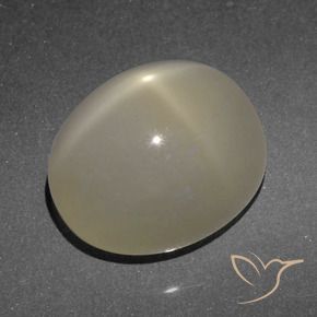 Pietra di luna stellata Marrone chiaro naturale da 6.84 ct, Ovale, Traslucido