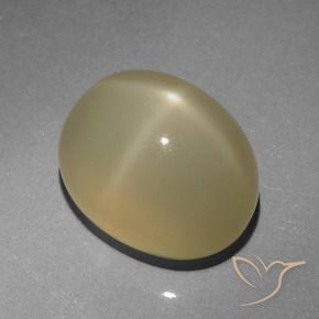 Pietra di luna stellata Marrone Molto Chiaro naturale da 6.64 ct, Ovale, Traslucido