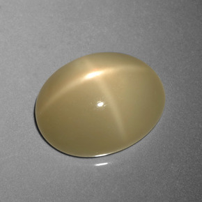 Pietra di luna stellata Marrone Caffè Chiaro naturale da 8.95 ct, Taglio ovale, Traslucido