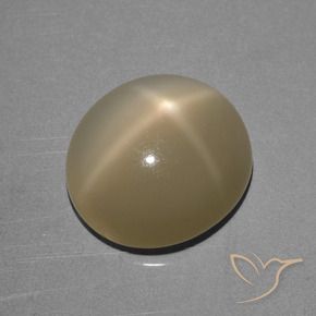 Pietra di luna stellata Marrone Giallo Chiaro naturale da 6.68 ct, Ovale, Traslucido