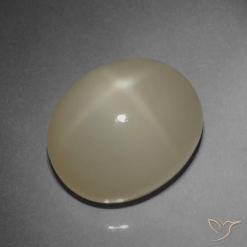 Pietra di luna stellata Marrone Caffè Chiaro naturale da 9.42 ct, Ovale, Traslucido