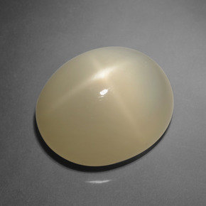 Pietra di luna stellata naturale marrone da 12,03 ct, taglio ovale, traslucido