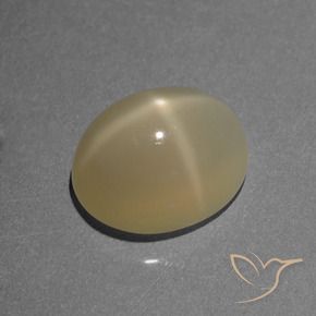 Pietra di luna stellata Marrone chiaro naturale da 7.12 ct, Ovale, Traslucido