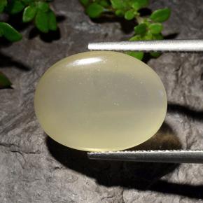 Pietra di luna stellata Bianco caldo naturale da 8.12 ct, Taglio ovale, Traslucido