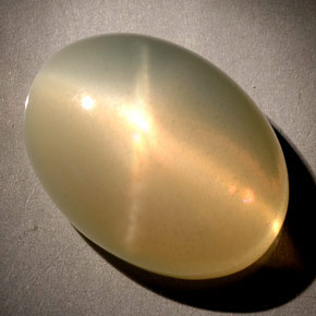 Pietra di luna stellata naturale arancione da 18,09 ct, trasparente, trasparente/traslucido