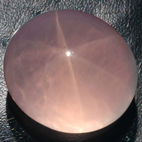 Quarzo rosa stellato naturale rosa da 182,80 ct, trasparente, trasparente/traslucido