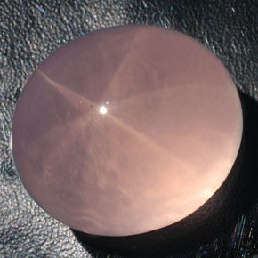 Quarzo rosa stellato naturale rosa da 182,80 ct, trasparente, trasparente/traslucido