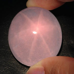 Quarzo rosa stellato naturale rosa da 167,45 ct, trasparente, trasparente/traslucido