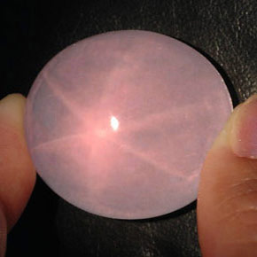 Quarzo rosa stellato naturale rosa da 167,45 ct, trasparente, trasparente/traslucido