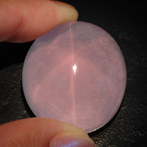Quarzo rosa stellato naturale rosa da 101,45 ct, trasparente, trasparente/traslucido