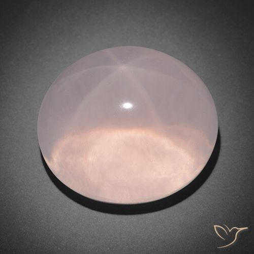 Quarzo rosa stellato Rosa chiaro naturale da 142.05 ct, Taglio ovale, Traslucido