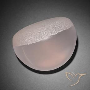 Quarzo rosa stellato Rosa chiaro naturale da 142.05 ct, Taglio ovale, Traslucido