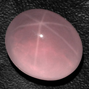 Quarzo rosa stellato Rosa naturale da 31.28 ct, Trasparente, Trasparente/Traslucido