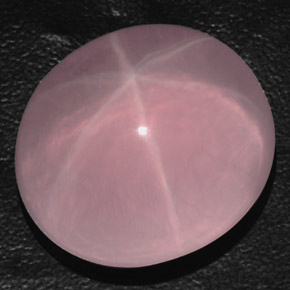 Quarzo rosa stellato naturale rosa da 85,90 ct, trasparente, trasparente/traslucido