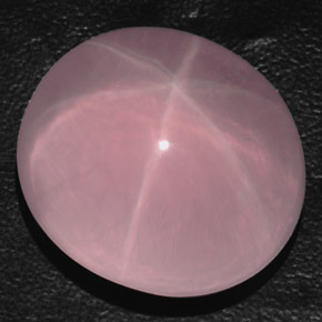 Quarzo rosa stellato naturale rosa da 85,90 ct, trasparente, trasparente/traslucido