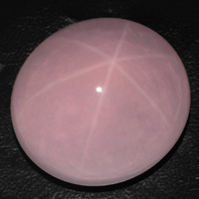 Quarzo rosa stellato naturale rosa da 93,25 ct, trasparente, trasparente/traslucido