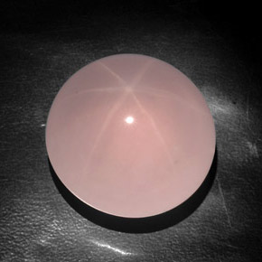 Quarzo rosa stellato naturale rosa da 138,05 ct, trasparente, trasparente/traslucido