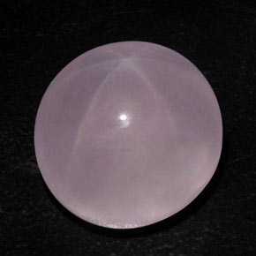 Quarzo rosa stellato naturale rosa da 50,41 ct, taglio ovale, trasparente