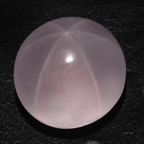 Quarzo rosa stellato Rosa naturale da 50.41 ct, Taglio ovale, Trasparente