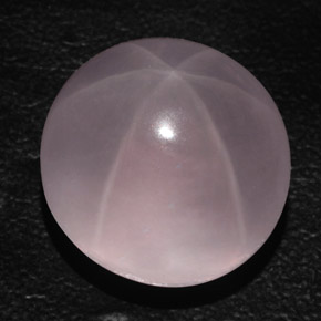 Quarzo rosa stellato Rosa naturale da 50.41 ct, Taglio ovale, Trasparente