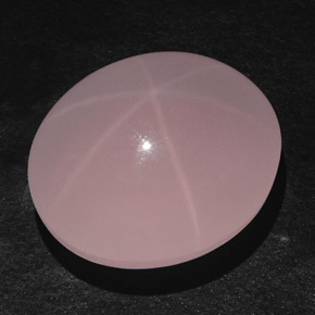 Quarzo rosa stellato naturale rosa da 83,38 ct, trasparente, trasparente/traslucido