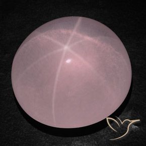 236.30ct Naturale Rosa medio Quarzo rosa stellato, Ovale, Trasparente/Traslucido