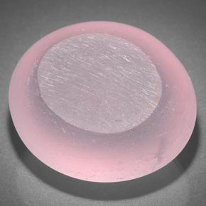 Quarzo rosa stellato naturale rosa da 105,30 ct, taglio ovale, traslucido