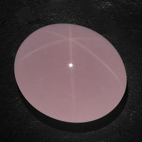 Quarzo rosa stellato naturale rosa da 132,70 ct, trasparente, trasparente/traslucido