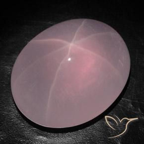 579.55ct Naturale Rosa medio Quarzo rosa stellato, Ovale, Trasparente/Traslucido
