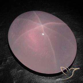 Quarzo rosa stellato Rosa medio naturale da 579.55 ct, Ovale, Trasparente/Traslucido