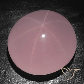 Quarzo rosa stellato Rosa rosa naturale da 382.95 ct, Ovale, Trasparente/Traslucido