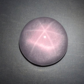Quarzo rosa stellato naturale rosa da 9,68 ct, taglio rotondo, trasparente