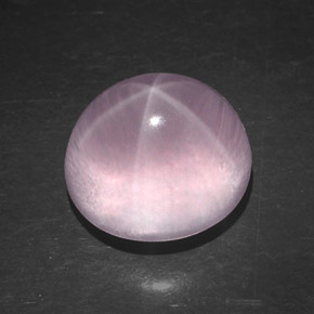 Quarzo rosa stellato Rosa naturale da 6.01 ct, Taglio ovale, Trasparente