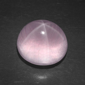 Quarzo rosa stellato Rosa naturale da 6.01 ct, Taglio ovale, Trasparente