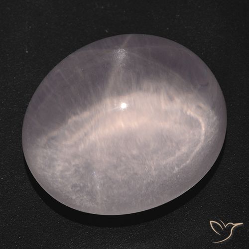 42.56ct Naturale Rosa corallo Quarzo rosa stellato, Ovale, Trasparente