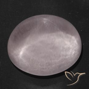 Quarzo rosa stellato Rosa corallo naturale da 42.56 ct, Ovale, Trasparente