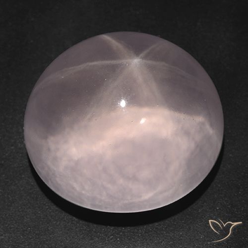 73.83ct Naturale Rosa corallo Quarzo rosa stellato, Ovale, Trasparente