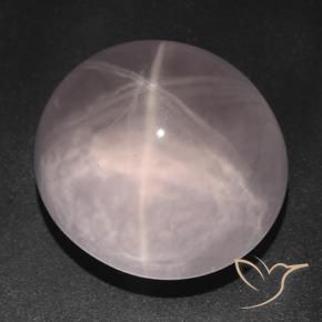 Quarzo rosa stellato Rosa corallo naturale da 73.83 ct, Ovale, Trasparente
