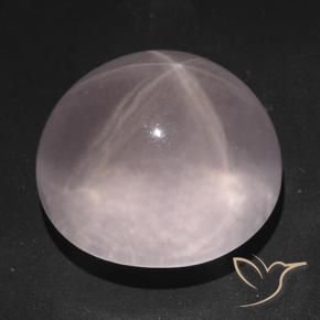Quarzo rosa stellato Rosa corallo naturale da 73.83 ct, Ovale, Trasparente