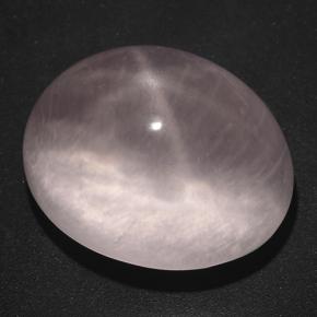 Quarzo rosa stellato Rosa chiaro naturale da 57.39 ct, Taglio ovale, Trasparente