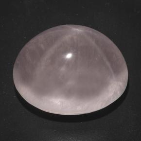 Quarzo rosa stellato Rosa chiaro naturale da 57.39 ct, Taglio ovale, Trasparente