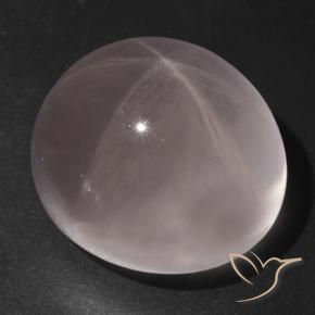 Quarzo rosa stellato Rosa chiaro naturale da 68.71 ct, Taglio ovale, Trasparente