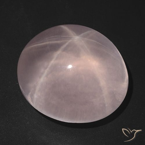 113.52ct Naturale Rosa Corallo Chiaro Quarzo rosa stellato, Ovale, Trasparente