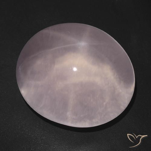 165.68ct Naturale Rosa chiaro Quarzo rosa stellato, Ovale, Trasparente