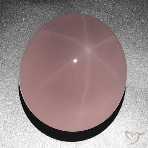 263.05ct Naturale Rosa rosa Quarzo rosa stellato, Ovale, Traslucido