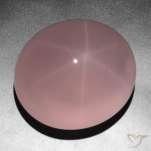 Quarzo rosa stellato Rosa rosa naturale da 263.05 ct, Ovale, Traslucido
